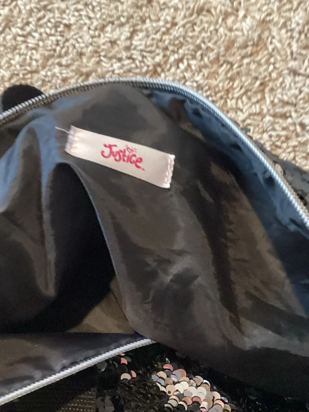 Dance Sequin Convertible Weekender Bag - Pink/Black